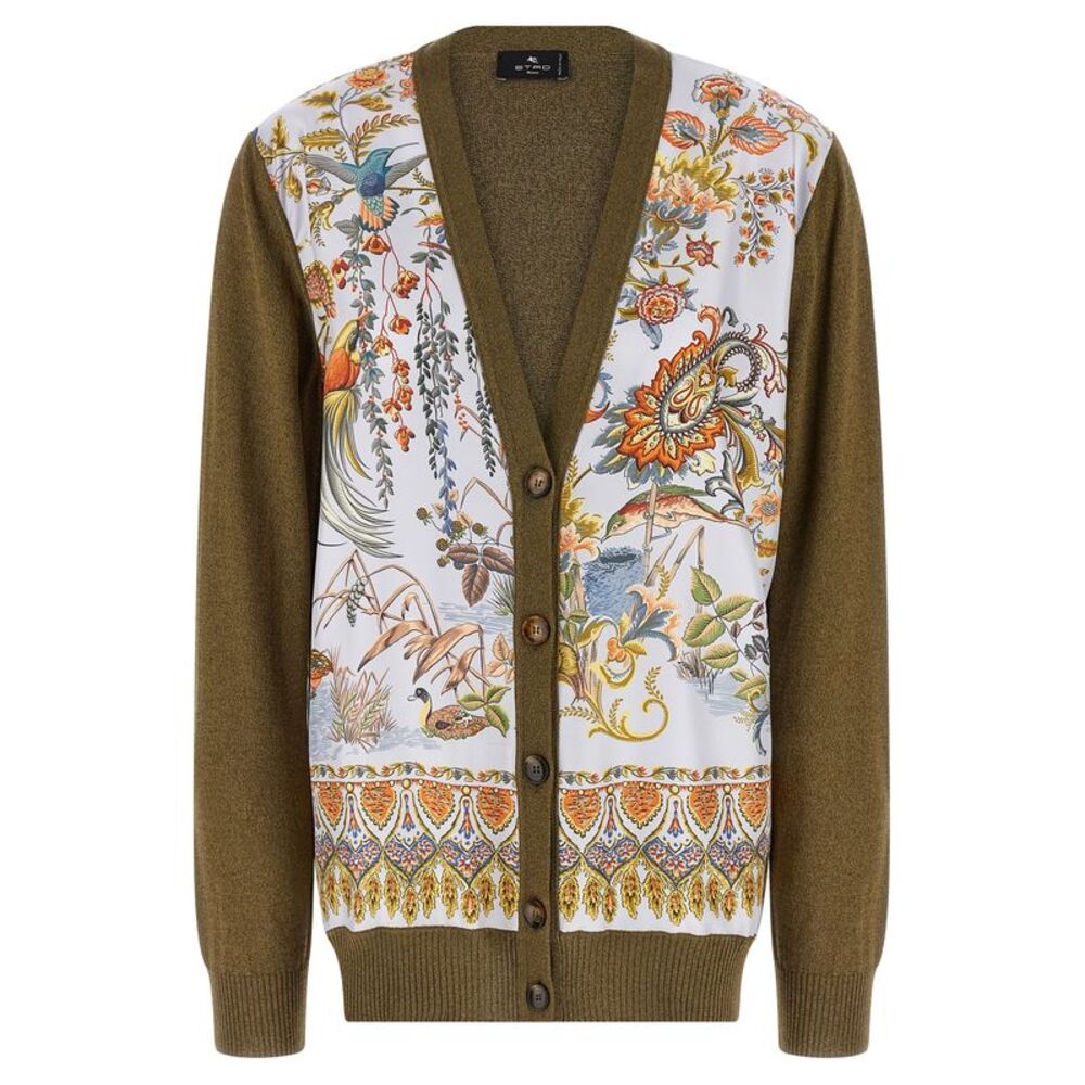 Etro Bicolor Cotton Women's Cardigan